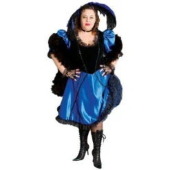 Deluxe Plus Size Saloon Girl Costume