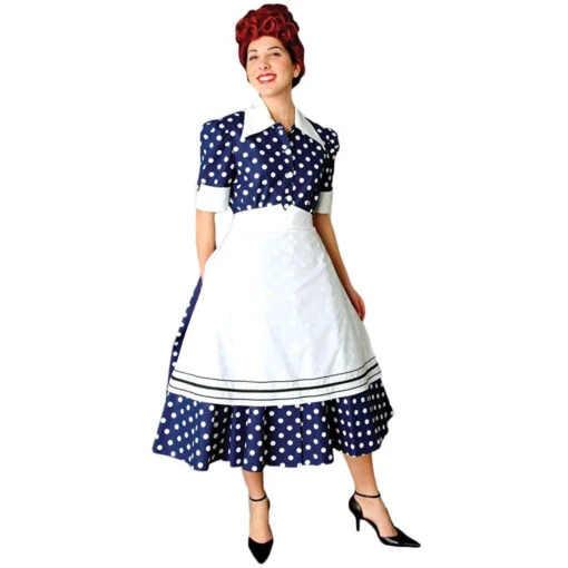 Deluxe 1950s Housewife Dress Costume