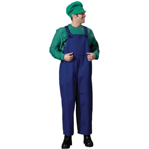 Super Mario Brothers Costume / Deluxe / Luigi