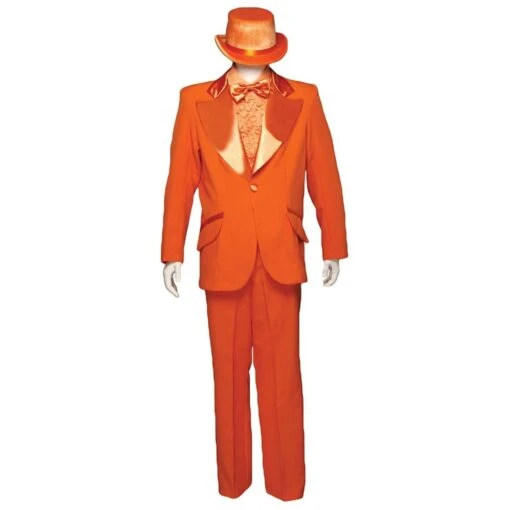 Lloyd Dumb And Dumber Costume / Orange / 1970's Tuxedo / Formal Tuxedo