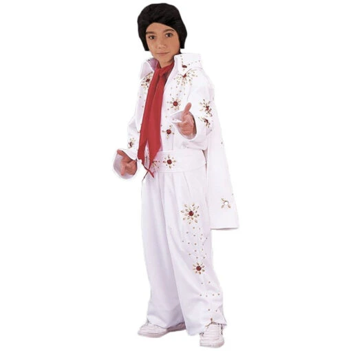 Elvis Costume / Child / Jumpsuit With Cape And Belt / Professional Quality