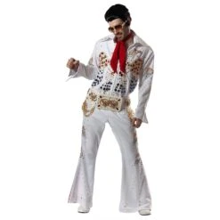 Deluxe "The King" Elvis Jumpsuit Costume -Epic Costumes 51mF1CkmngL. UL1500