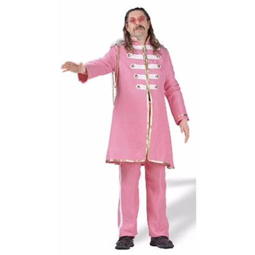 Pink 60s Musician Adult Costume