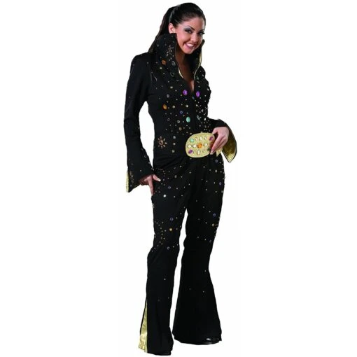 Rocker Elvis Impersonator Jumpsuit / Elvis Costume / Queen Of Rock 'n Roll