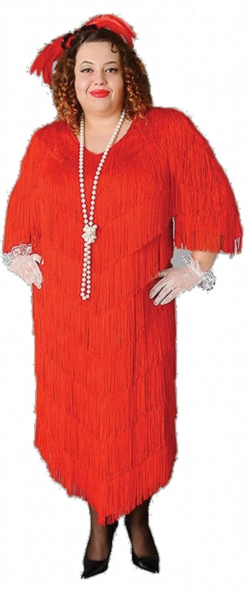 Deluxe Plus Size Roaring 20s Flapper Costume