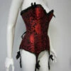 Red Brocade Corset