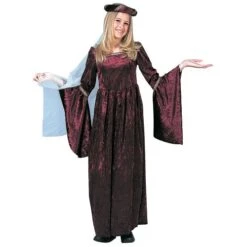 Lady Gwenhyfar Costume / Medieval Princess / Renaissance / Circa 1500's -Epic Costumes CC364LadyGwenhyfarChildBurgundy