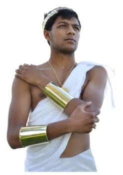 Roman Cuffs / Polished Roman Wrist Bands / Very Good Quality -Epic Costumes CS48781GoldCuff