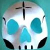 Day Of The Dead Mask Half Face Skull Mask -Epic Costumes HM72 3200a