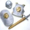 Crusader Armour Set - Silver -Epic Costumes J17521S