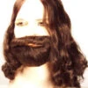 John Lennon/George Harrison Style Wig Biblical Wig, Beard & Mustache Set Discount Version