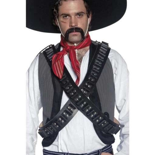 Authentic Western Leather Bandolier Belt