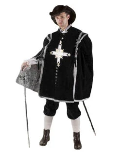 Musketeer Man Costume -Epic Costumes T7719MusketeerBlack