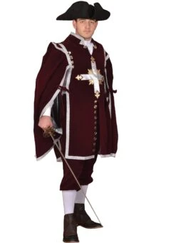 Musketeer Costume -Epic Costumes T7719 musketeer burgundy
