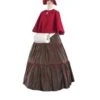 Charles Dickens Caroler Costume / Christmas Caroler / Santa Helper -Epic Costumes T8004CarolerWomanRed 18b617d7 b4b8 44ac 8946 52bd85cfbd00