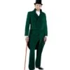 Charles Dickens Costume / Christmas Caroler / Tailsuit / Professional Quality -Epic Costumes T8005CarolerGreen