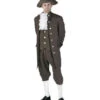Colonial Costume / Revolutionary War Costume / Benjamin Franklin / Paul Revere / John Adams -Epic Costumes T8013ColonialBrown