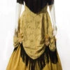 Victorian Or Western Bargirl Costume -Epic Costumes YellowCowgirlBrownTrim1