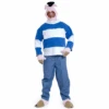 Three Little Pigs (3rd Pig, Brick) Adult Costume 2 Three Little Pigs (3rd Pig, Brick) Adult Costume -Epic Costumes pa5628 3rd little pig